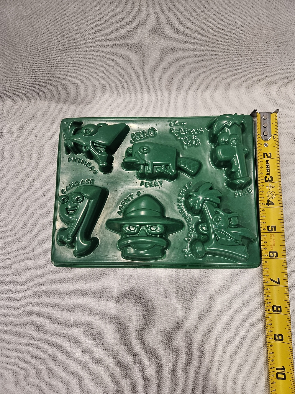 Green Cartoon Character Silicone Mold for Baking and Gelatin - Picture 3 of 3